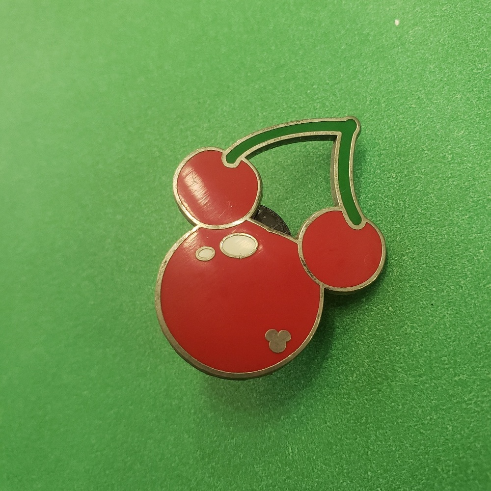 Disney pin hidden Mickey cherry
